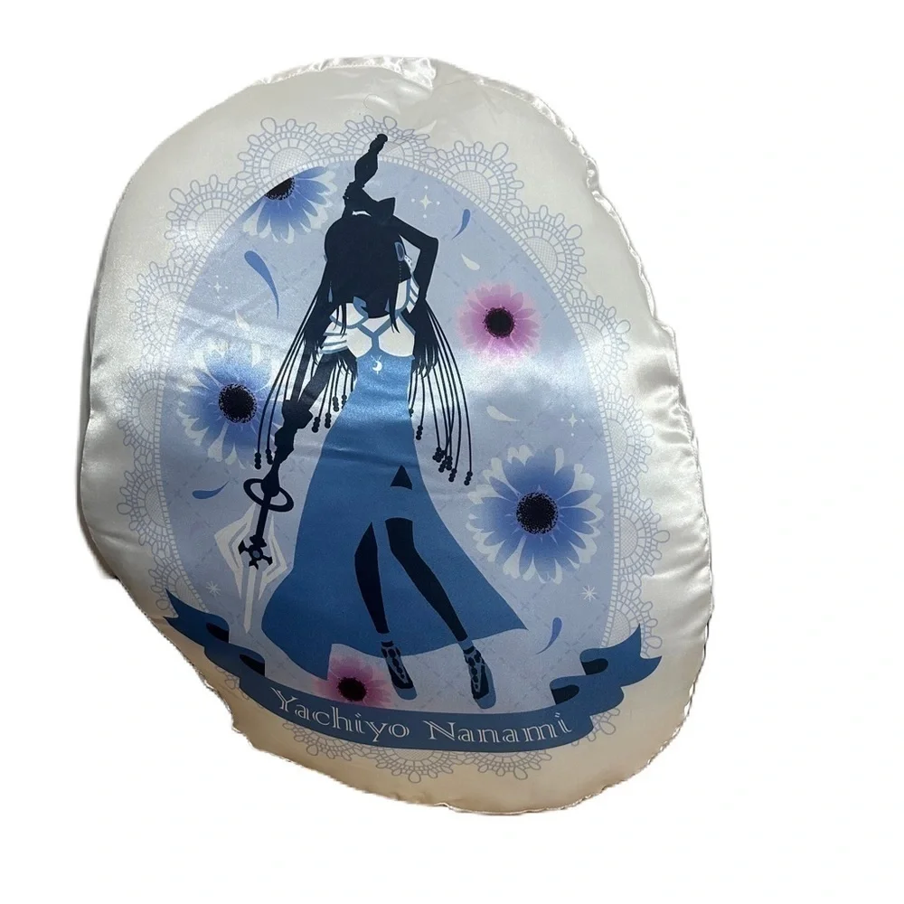 Yachiyo Nanami Pillow NWT White Blue Pink Flower Girl Anime